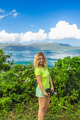 Pretty girl in Dominican Republic