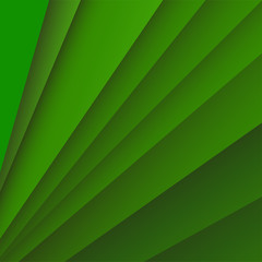 Fototapeta premium Abstract vector background with overlap green lines