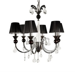 Black and Elegant Chandelier - Isolated