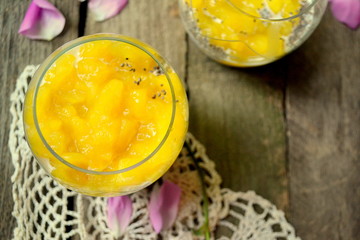 glass of orange juice