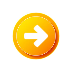 Direction next arrow icon isolated