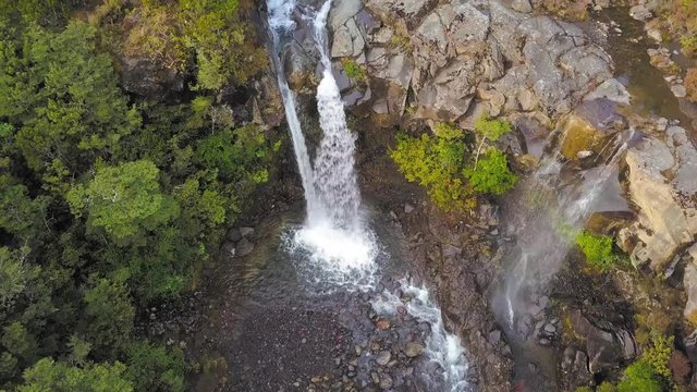 Drone Footage of a New Zealand Water Fall