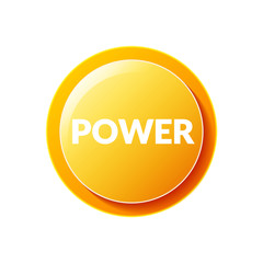 Power button text