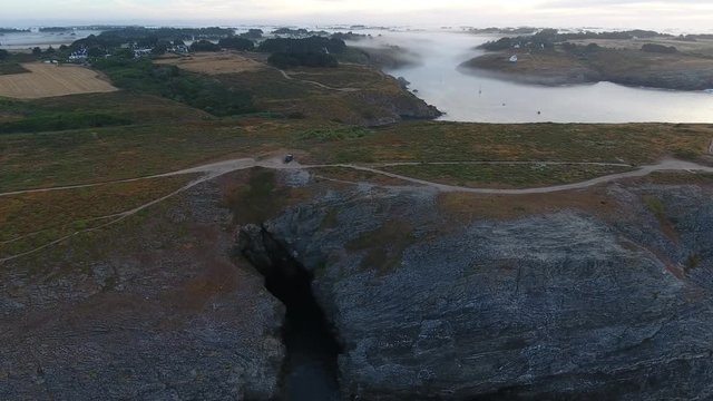 Tip of Bangor, drone view