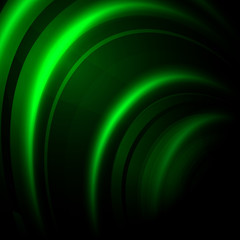 Abstract green light curves background