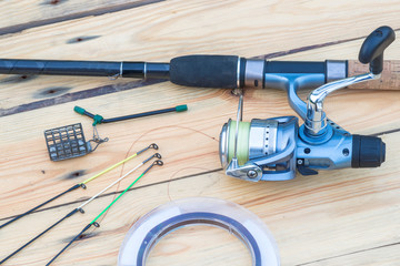 Wędka i akcesoria do drgającej szczytówki (feeder) © Piotr Szpakowski