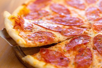 Pizza with Salami