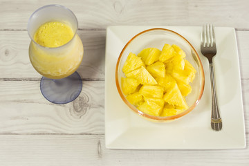 Tropical fruit pineapple from South America