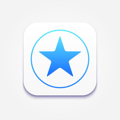 Star, favorite icon, illustration
