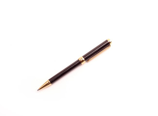 stylish ballpoint pen.isolated on a white background.