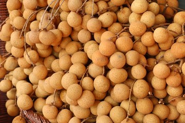 Longan fruit at street food