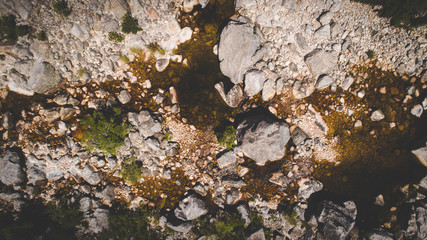 Aerial views over the Bainskloof pass in the boland region in the western caoe of south africa