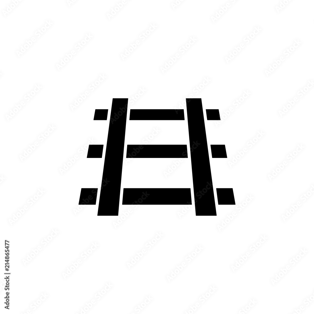 Poster railway icon. element of wild west icon for mobile concept and web apps. material style railway icon