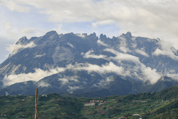 Amazing Mount Kinabalu of Sabah, Borneo / Majestic view of Mount Kinabalu