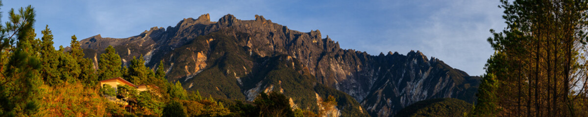 Amazing Mount Kinabalu of Sabah, Borneo / Majestic view of Mount Kinabalu