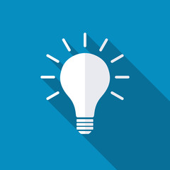 Creative idea in bulb shape as inspiration concept. design element