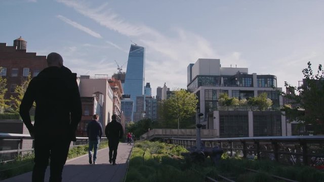 High Line morning in NYC.