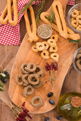 Italian taralli.