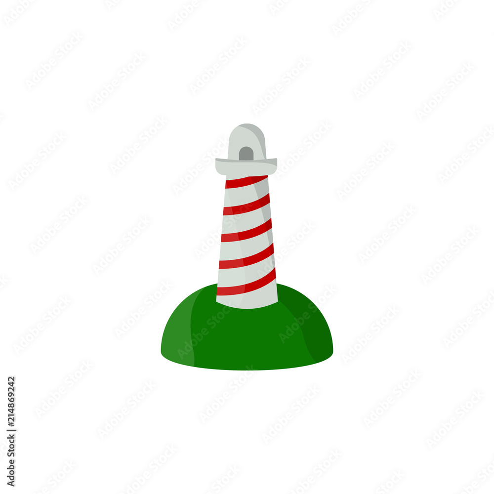 Poster lighthouse colored icon. element of summer pleasure icon for mobile concept and web apps. cartoon st