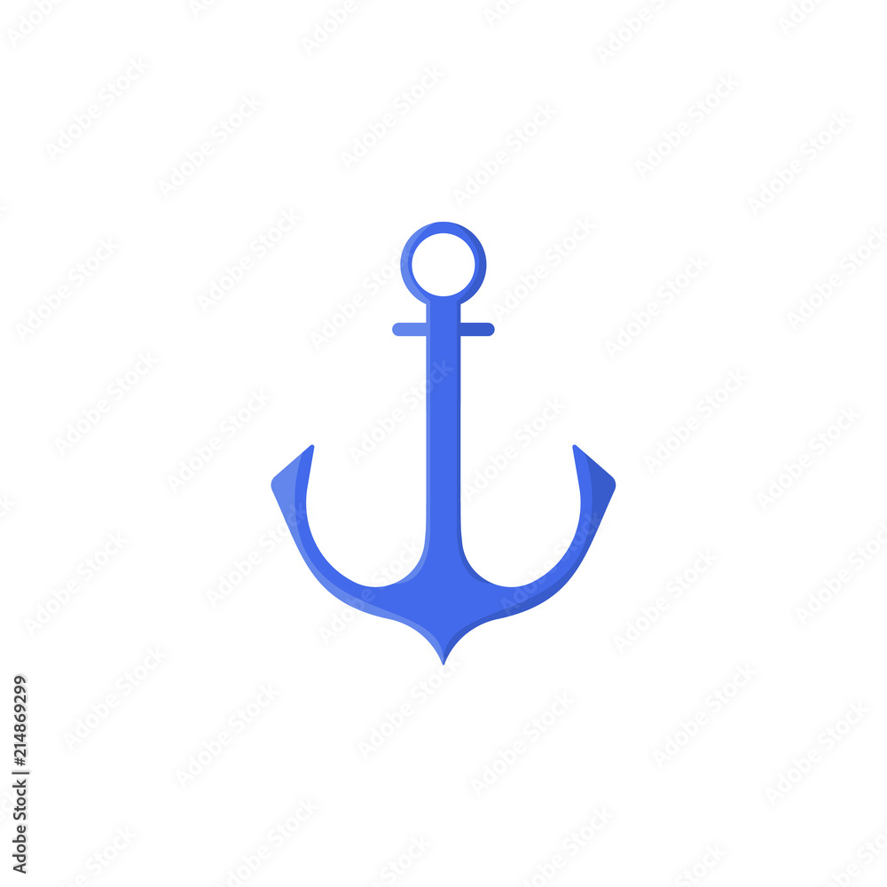Poster anchor colored icon. element of summer pleasure icon for mobile concept and web apps. cartoon style 