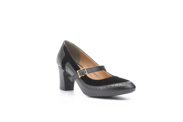 woman shoes white background