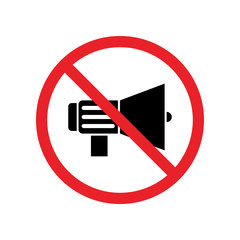 No Sound icon vector. No Sound sign Isolated on white background. Flat style for graphic design, logo, Web, UI, mobile app, EPS10