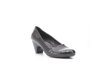 woman shoes white background