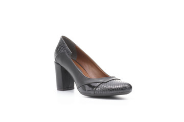woman shoes white background