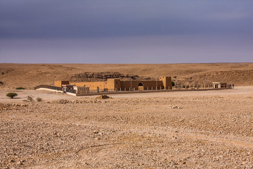 Abu Jifan Fort in the desert near Riyadh, Saudi Arabia