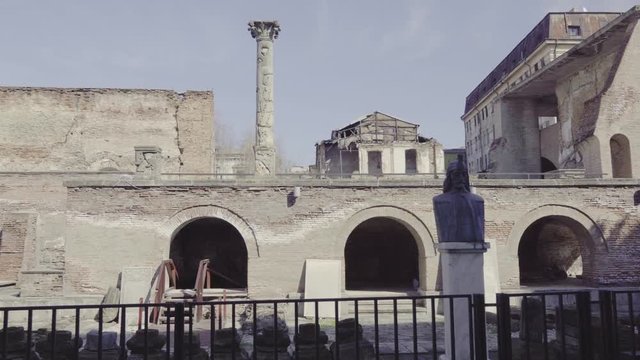 Old princely court in Bucharest city centre