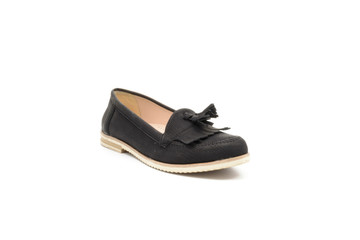 woman shoes white background