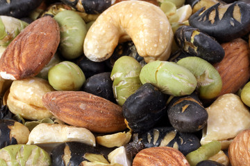 Cashew Nut Almond Green Black Soybean Baked Roasted Healthy nut bean mix