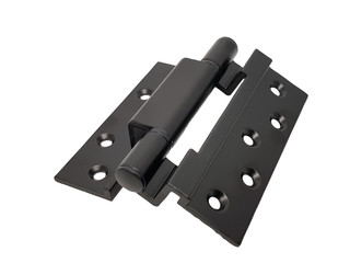Pivot Hinge Hardware for door and window, Cast Aluminum Material, Dark Bronze color isolated on...