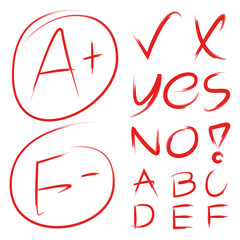 grade result symbols
