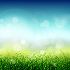 Obraz premium greenland-meadow-sky