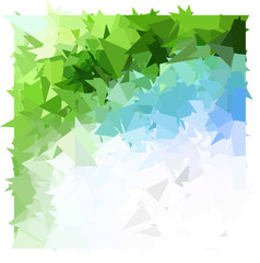 green blue background triangulation pattern, texture abstraction for web site