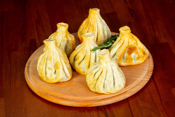 Roasted Georgian Khinlkali