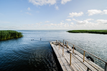 Naklejka premium Lake