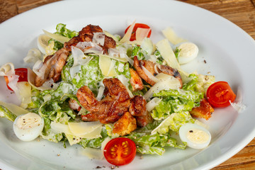 Tasty caesar salad