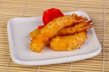 Deep fried Ebi Tempura