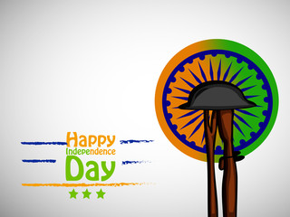 Illustration of background for Indian Independence Day