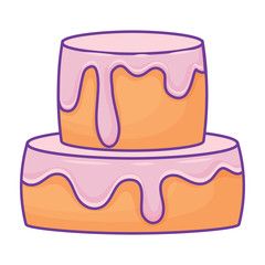Sweet cake icon