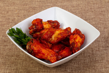 Grilled chicken wings
