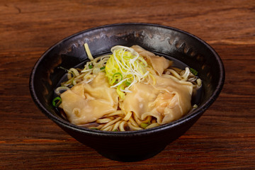 Vietnam soup with dumplings