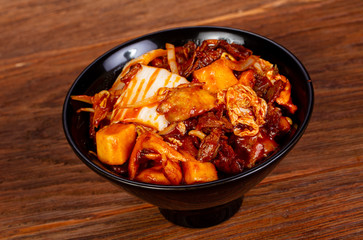 Kimchi with beef