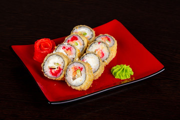 Japanese roll with crab