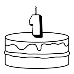 Birthday cake design