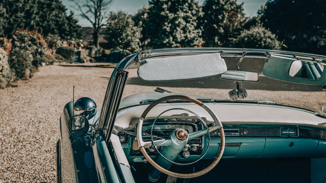 Fototapeta La voiture des mariés