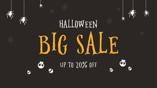 Collection of Halloween big sale up to 20 off animation