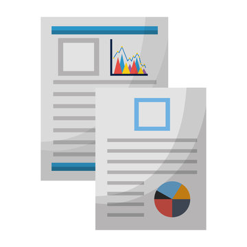 documents files with statistics graphics